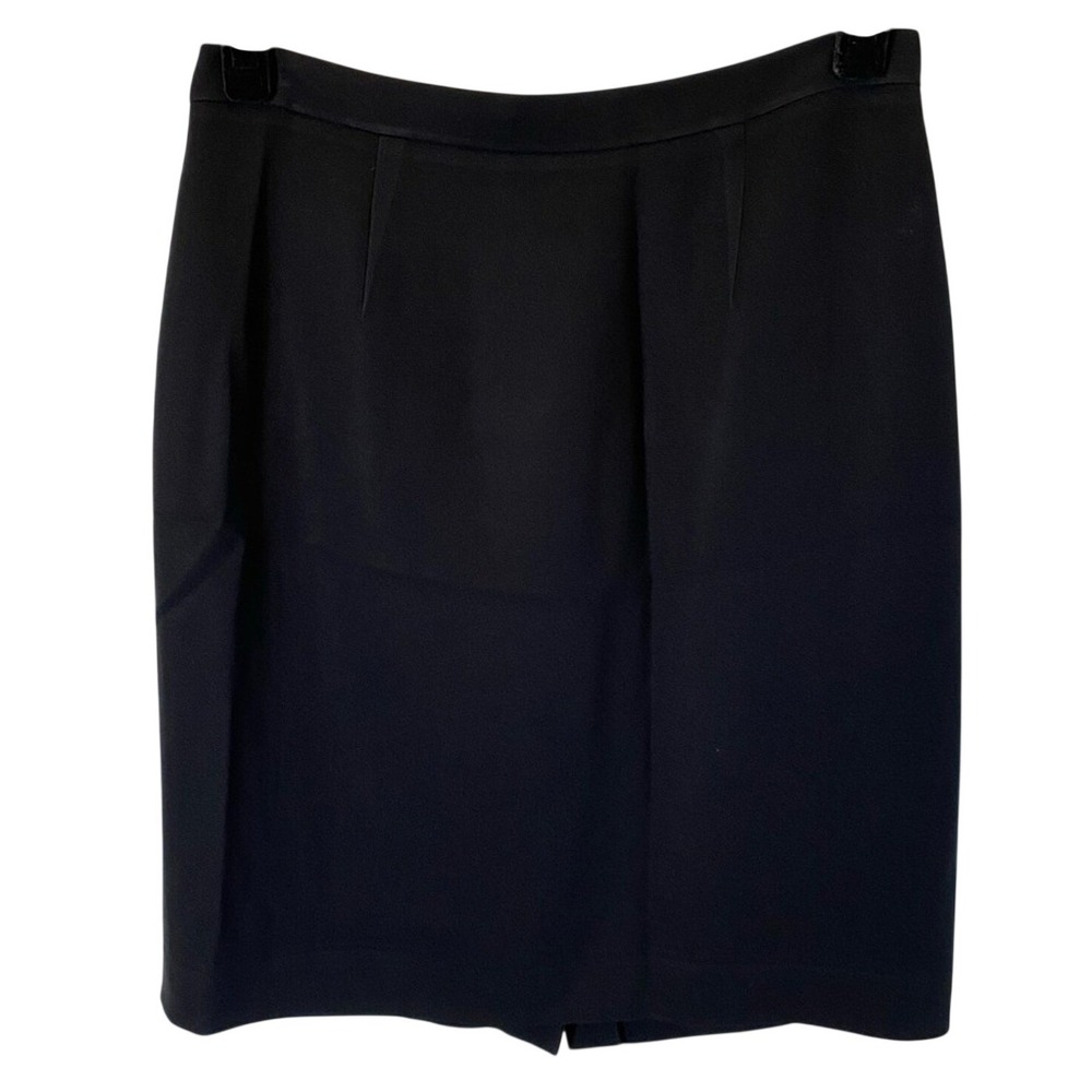 Petite Sophisticate Collectibles Classic Black Mini Pencil Skirt‎ Size 4 Women's